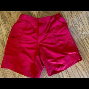 Men’s size 32 Aftco Red M01L shorts